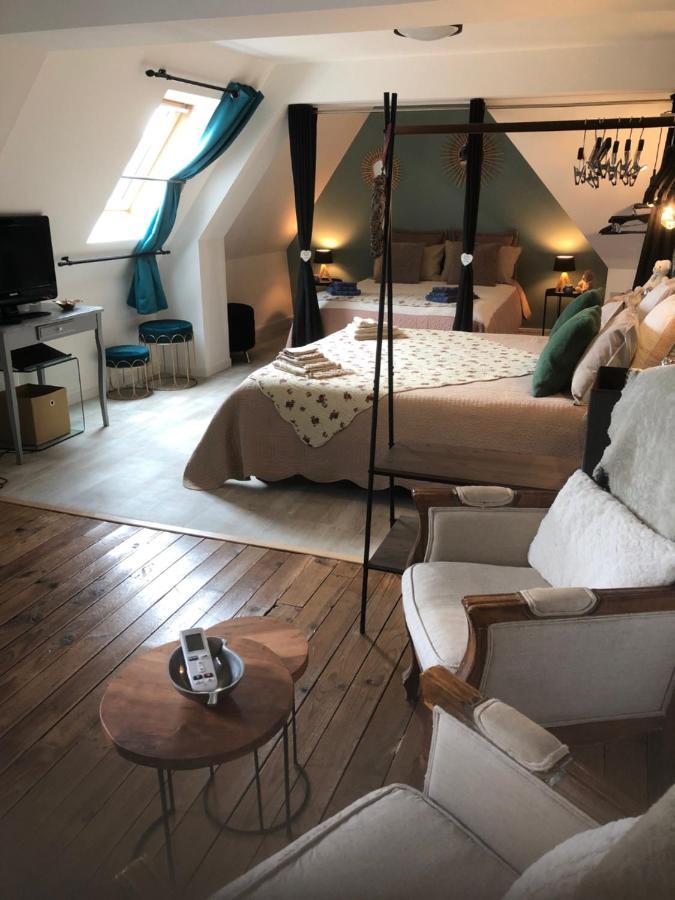Chambre Studio Familiale La Brandonniere Courson Exterior foto